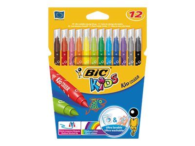 Bureau Vallée Crayon De Couleur Bic Kids Kid Couleur 12 Feutres Pas Cher Bureau Vallee