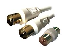 Mcl Samar Cable D Antenne 90db M M 9 5 Mm Adaptateur F F 5 M