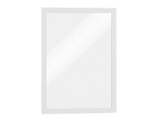Durable 487123 Duraframe Pochette Cadre dAffichage Dos Adh/ésif pour Document A5 Argent M/étallis/é Sachet de 2