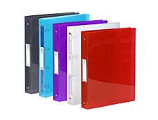 Viquel Propyglass - Classeur à anneaux - Dos 40 mm - A4 Maxi - pour 225 feuilles - disponible dans différentes couleurs