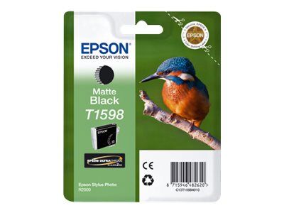 epson t1598 martin pecheur noir mat cartouche d encre originale