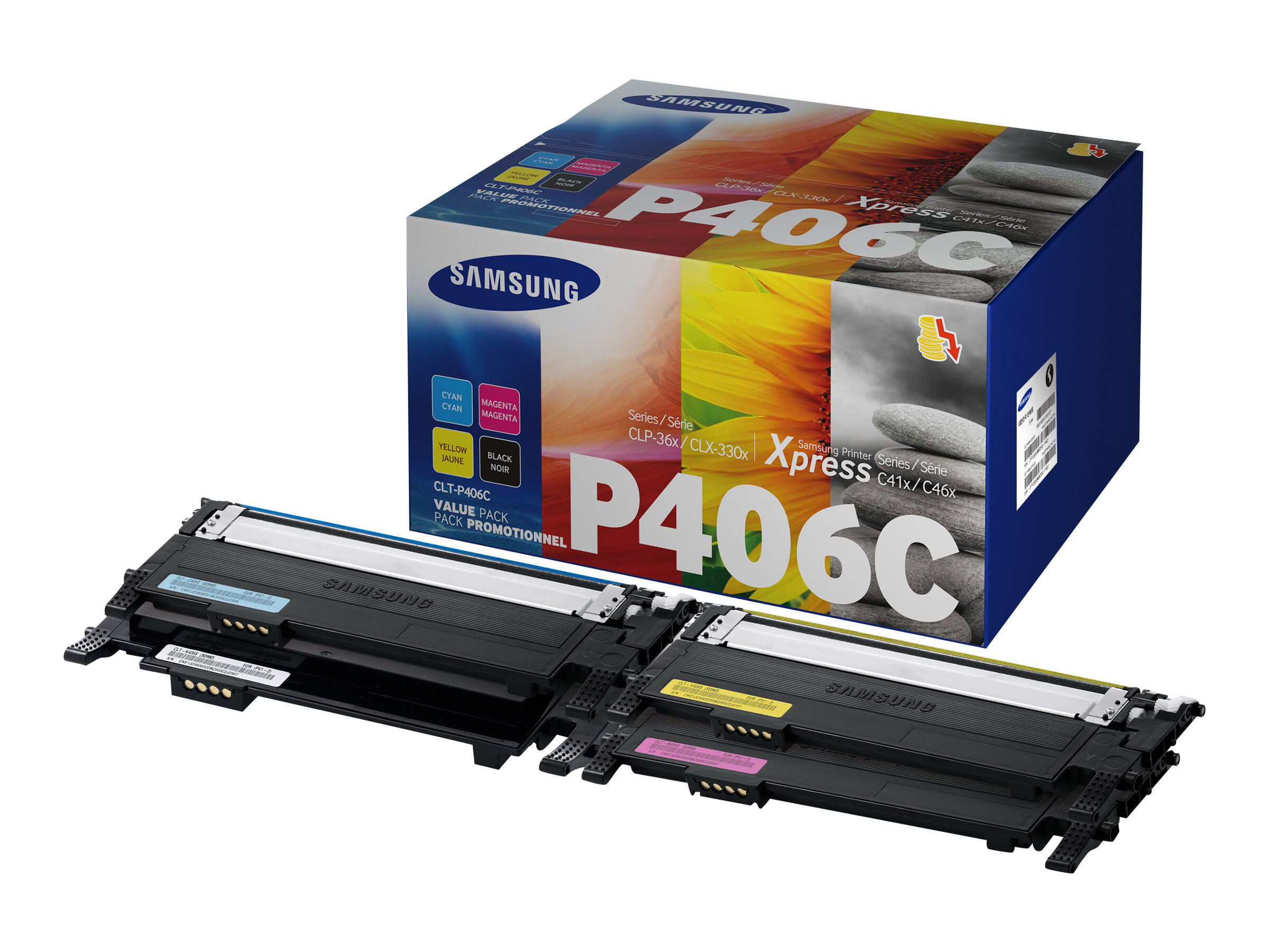 Samsung CLT-P404B Cartouches de Toner Noir Pack de 2