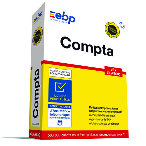 Ebp Compta Classic Derniere Version 1 Utilisateur Pas Cher Bureau Vallee