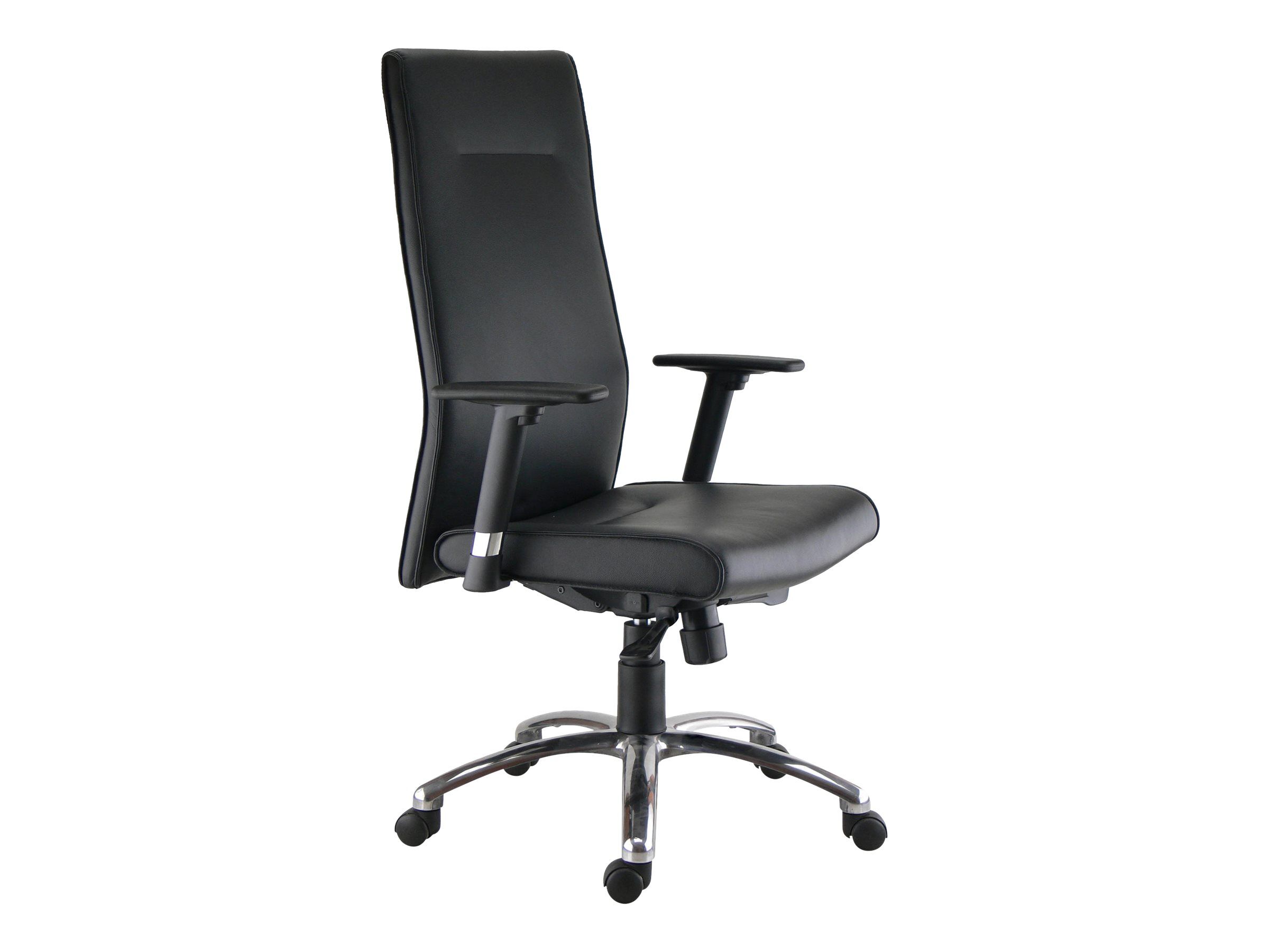 Fauteuil De Bureau Racer Direction Accoudoirs Reglables Cuir Noir Pas Cher Bureau Vallee