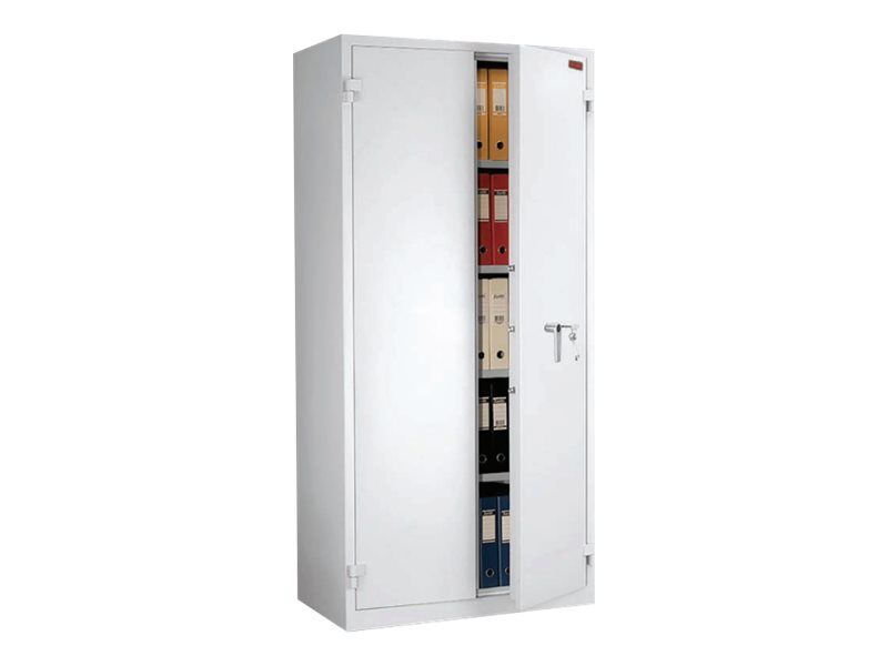 Reskal Bm1993 Armoire Forte 638l A Cle Acier Blanc