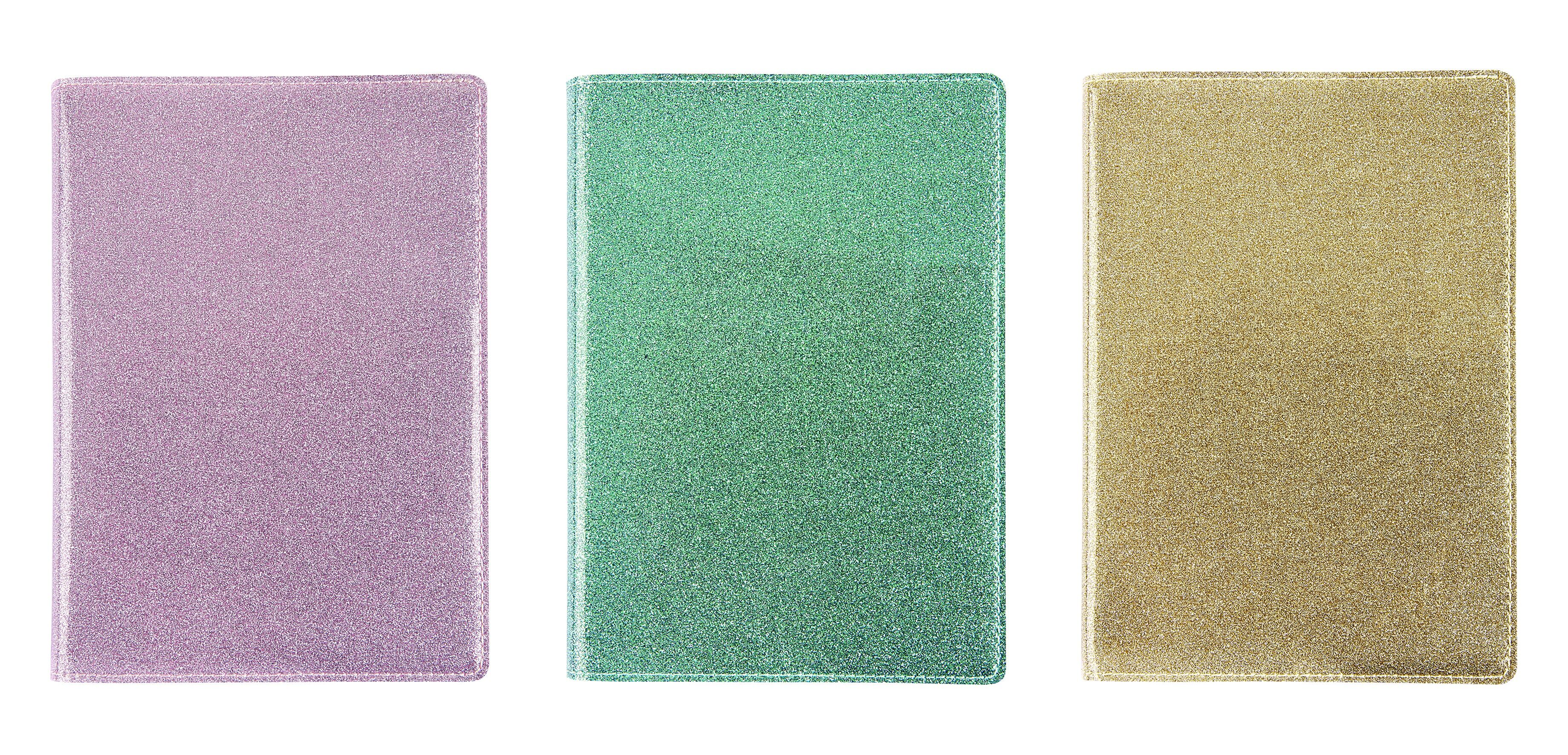 Coloris Bleu 1 Agenda Journalier Sous Jaquette PEFC PAILLETTES 3D Ao/ût 2020 /à Juillet 2021-12,5 x 17,5 cm Oberthur