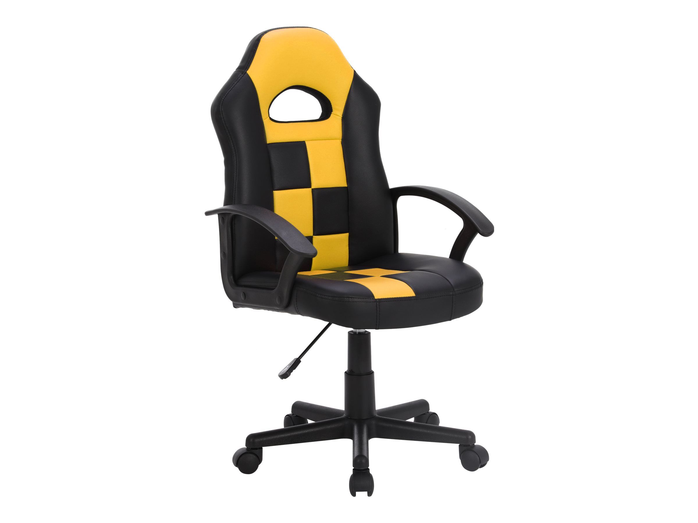 Fauteuil Gamer Formule 1 Accoudoirs Fixes Noir Et Jaune