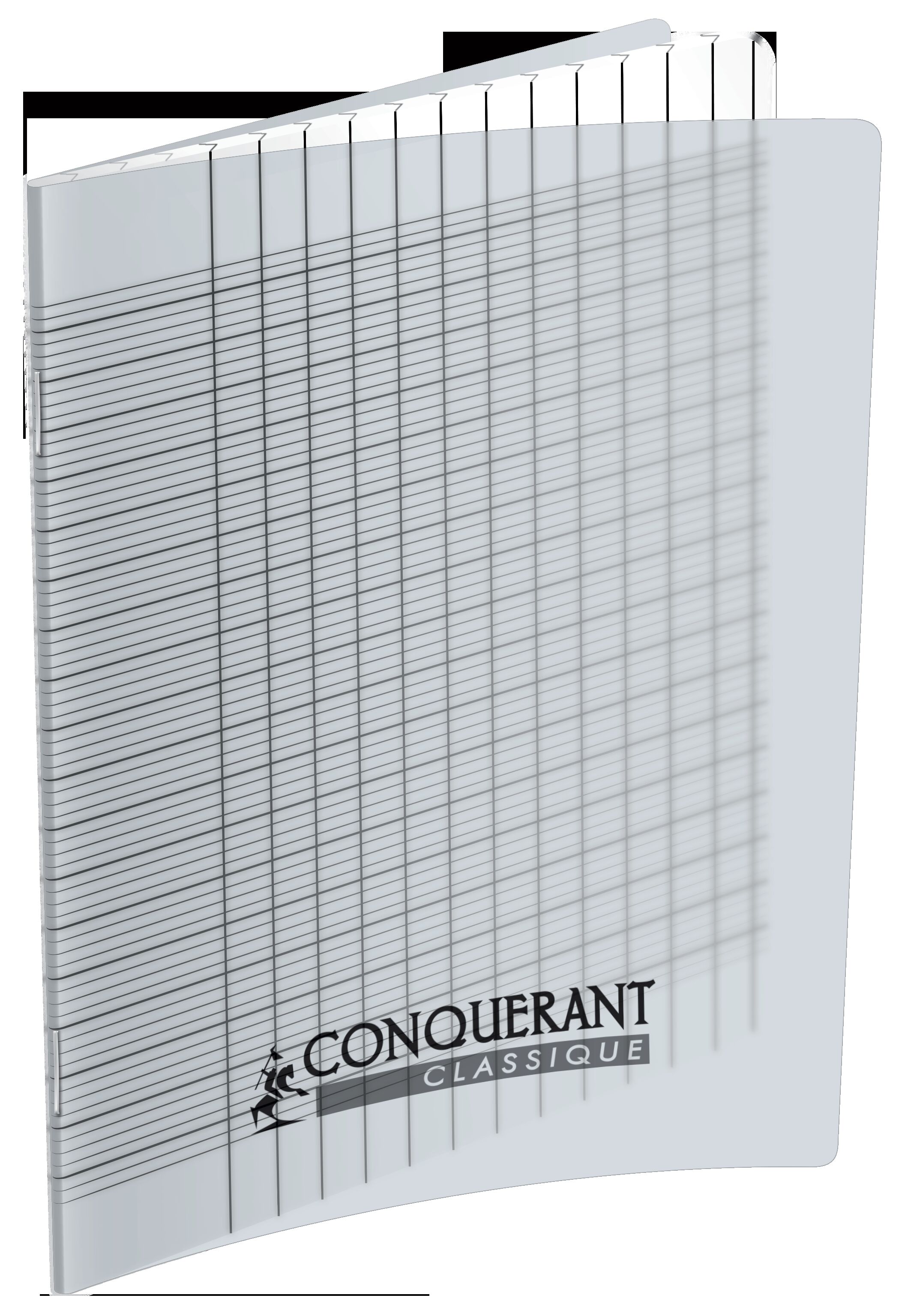 Conquerant Cahier Pour Deficients Visuels 17 X 22 Cm 96 Pages Grands Carreaux Seyes Transparent Pas Cher Bureau Vallee