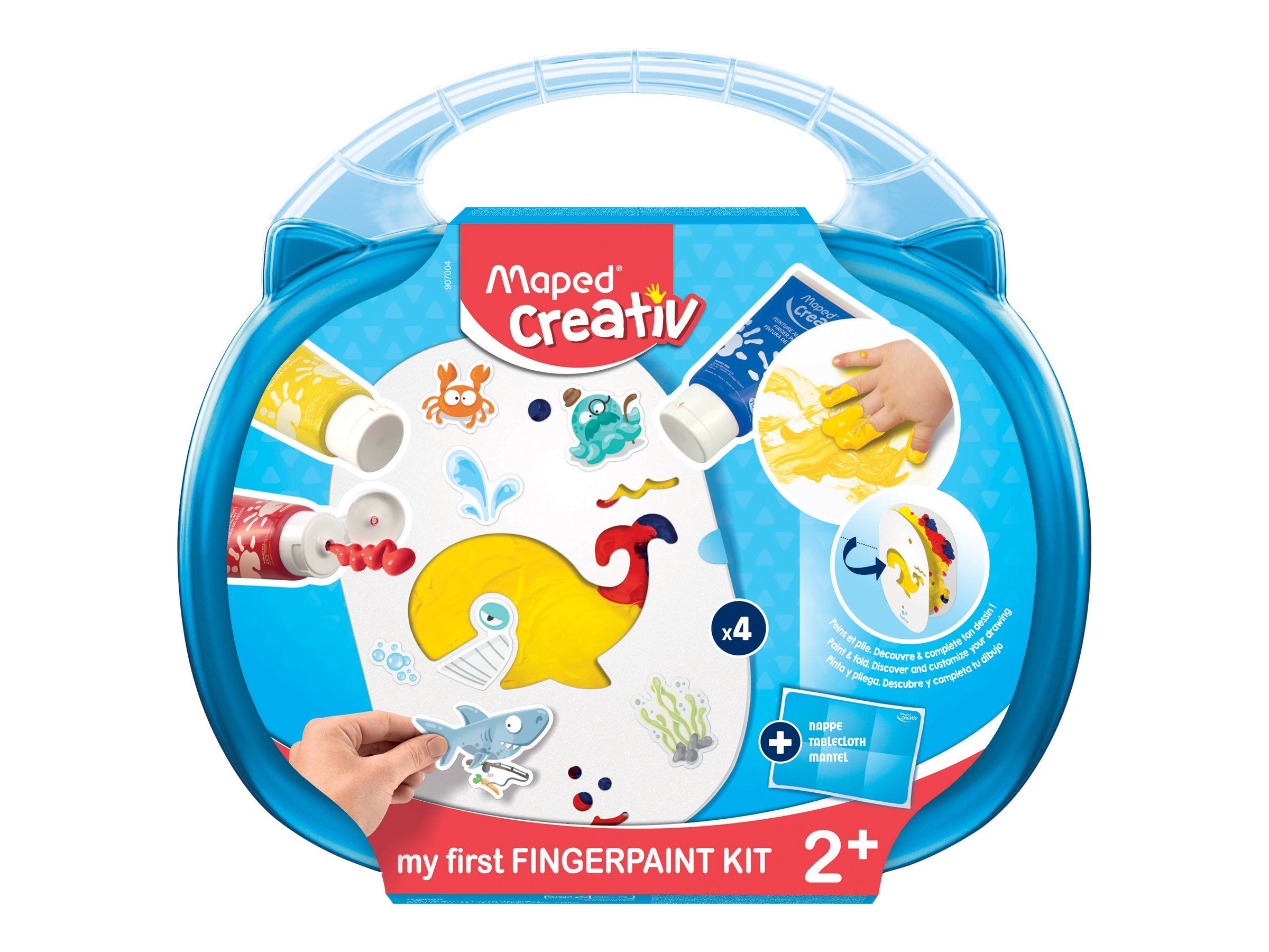 Maped Creativ Ma 1ere Peinture Au Doigt Kit Activites Manuelles Pas Cher Bureau Vallee
