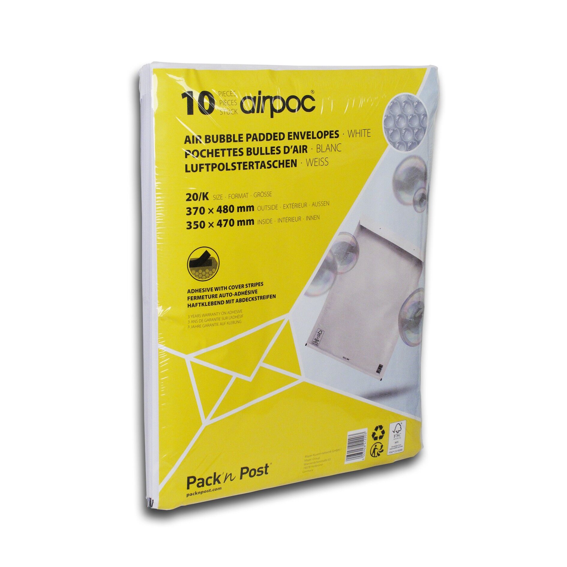 D 300 enveloppes /à bulles//pochettes Blanches 200 x 275 mm Taille T4//4 format 4//D D//4 LIVRAISON GRATUITE
