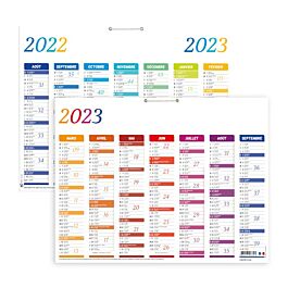 Oberthur Calendrier 2023 Petit Calendrier Rigide Arc En Ciel - 27 X 21 Cm - Oberthur Pas Cher |  Bureau Vallée