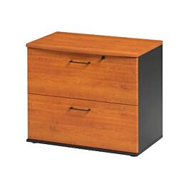 Rangement Bas Jazz L80 X H71 X P48 2 Tiroirs Aulne