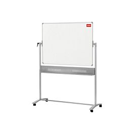 Nobo Tableau Blanc Emaille Mobile Sur Pied 150 X 120 Cm Magnetique Pas Cher Bureau Vallee