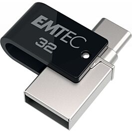Emtec Dual USB-Stick 32 GB – USB 3.1 Mit Type-C Anschluss