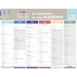 Lot Calendrier Familial 16 Mois Septembre 2021 Décembre 2022 Avec Stickers Inclus + 1 Règle