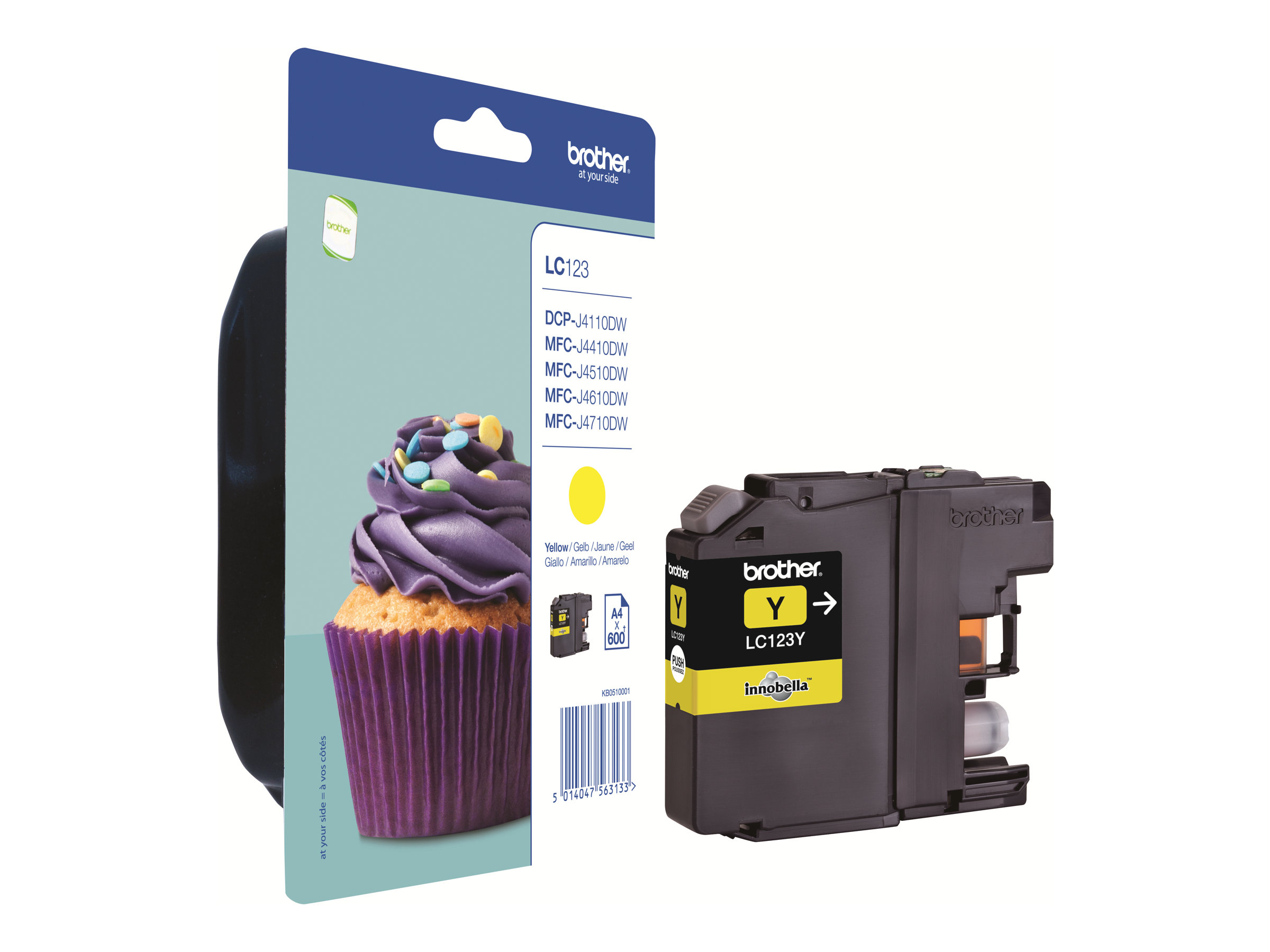 Brother LC123 - jaune - cartouche d'encre originale